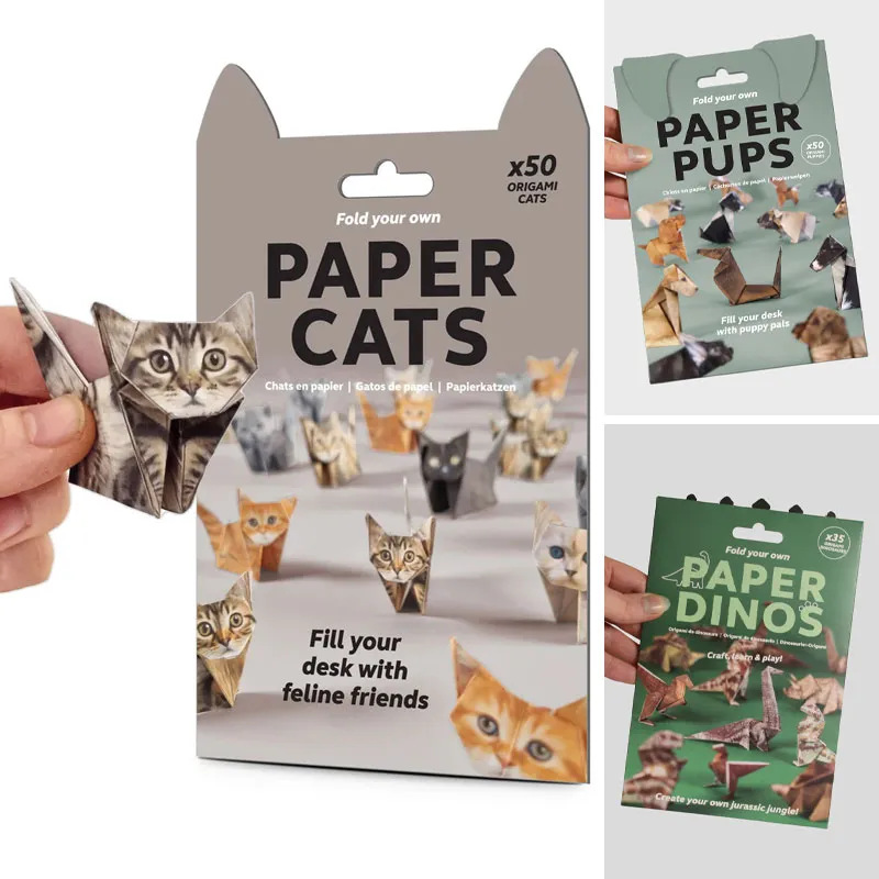 Art Craft Dinosaur - Creative DIY Paper Cats 50 Sheets