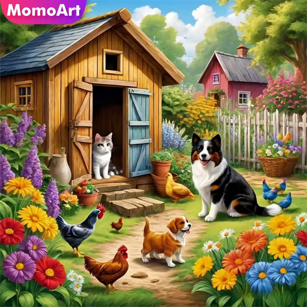 Art Craft Hobbies - Momoart DIY Diamond Painting Dog House