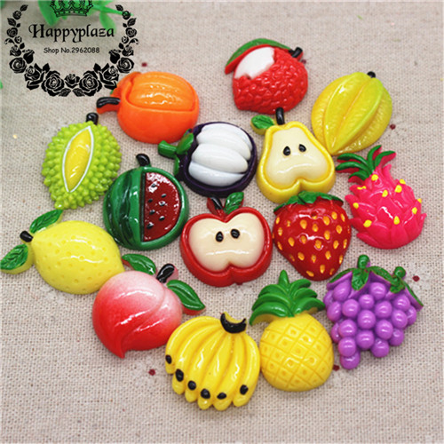 Art Craft Love - 10pcs Cute New Various Resin Fruit