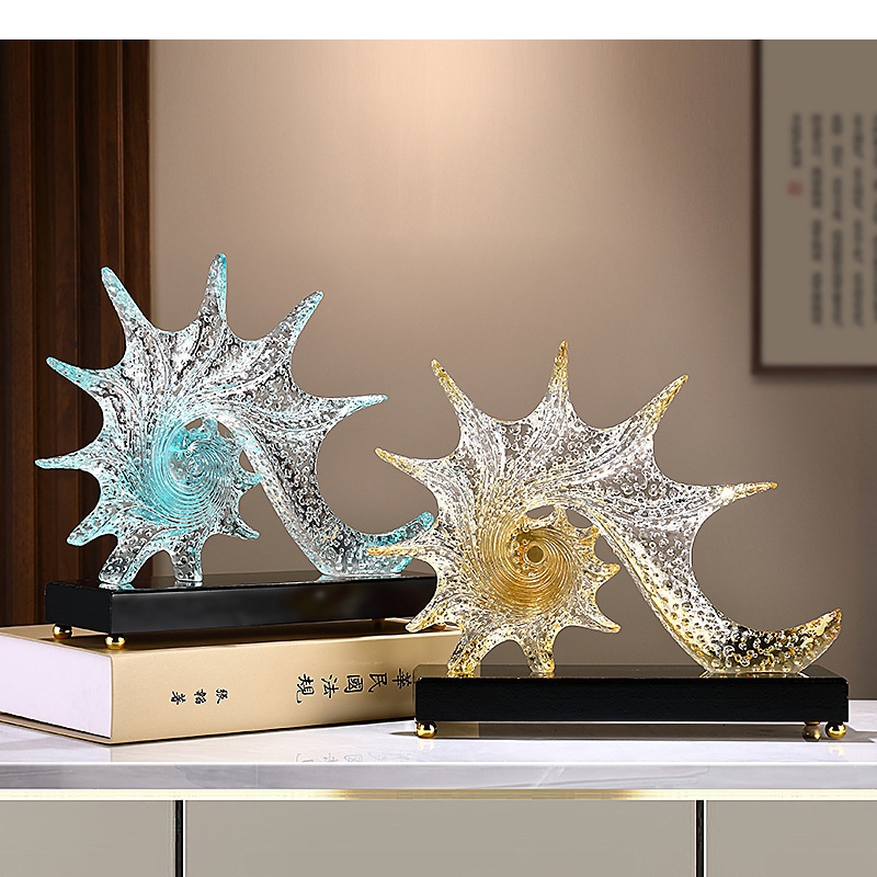 Art Craft Hotel - Light Luxury Starfish Sculpture Foyer Decoration