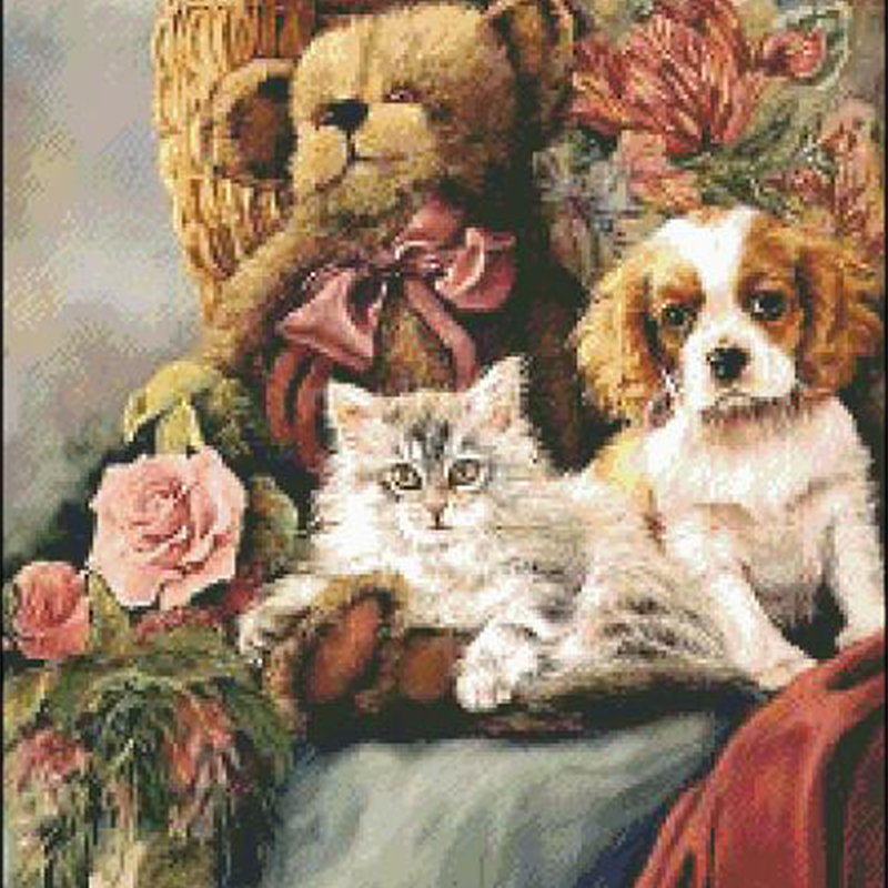 Art Craft Hobbies - DW136 Cross Stitch Kits Stich Embroidery