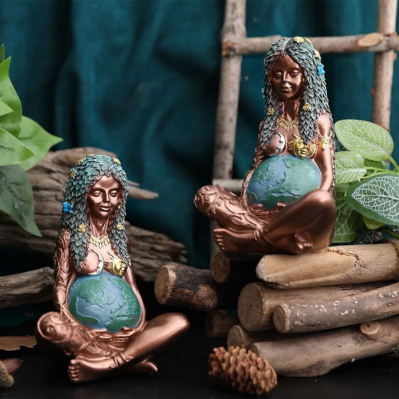 Art And Craft For Mother'S Day - 1PC Mother's Day Earth Mother Statue