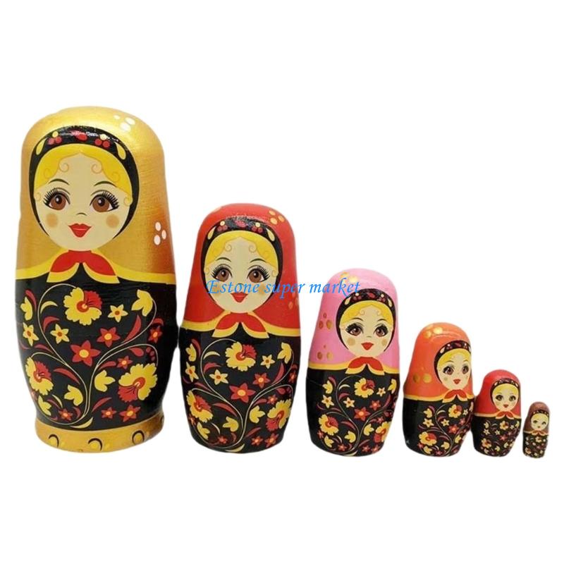 Art Craft Girl - 090B 6 Layer Russian Nesting Dolls