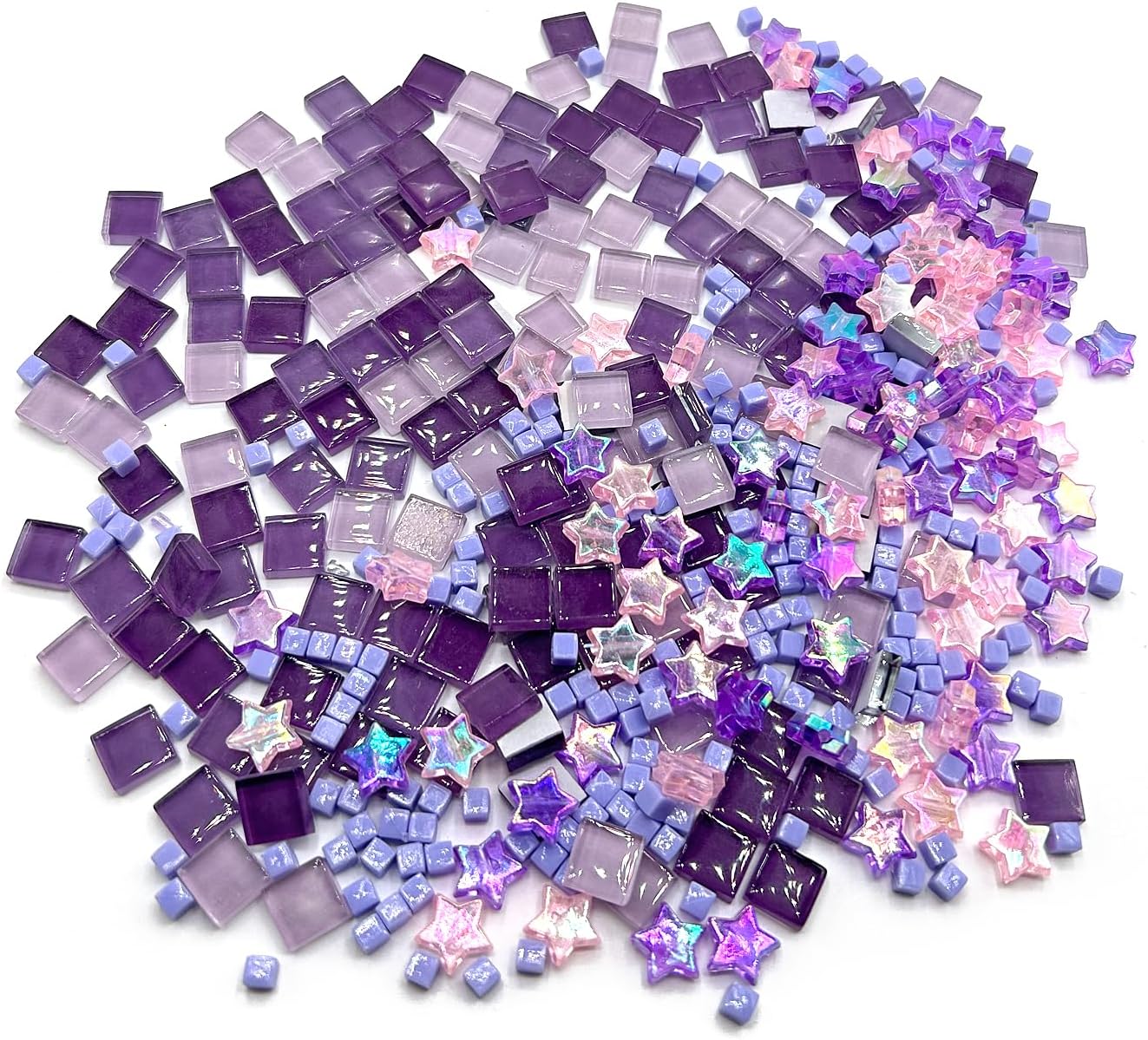Art Craft Hobbies - 2oz/56G Small Glass Tiles for Crafts
