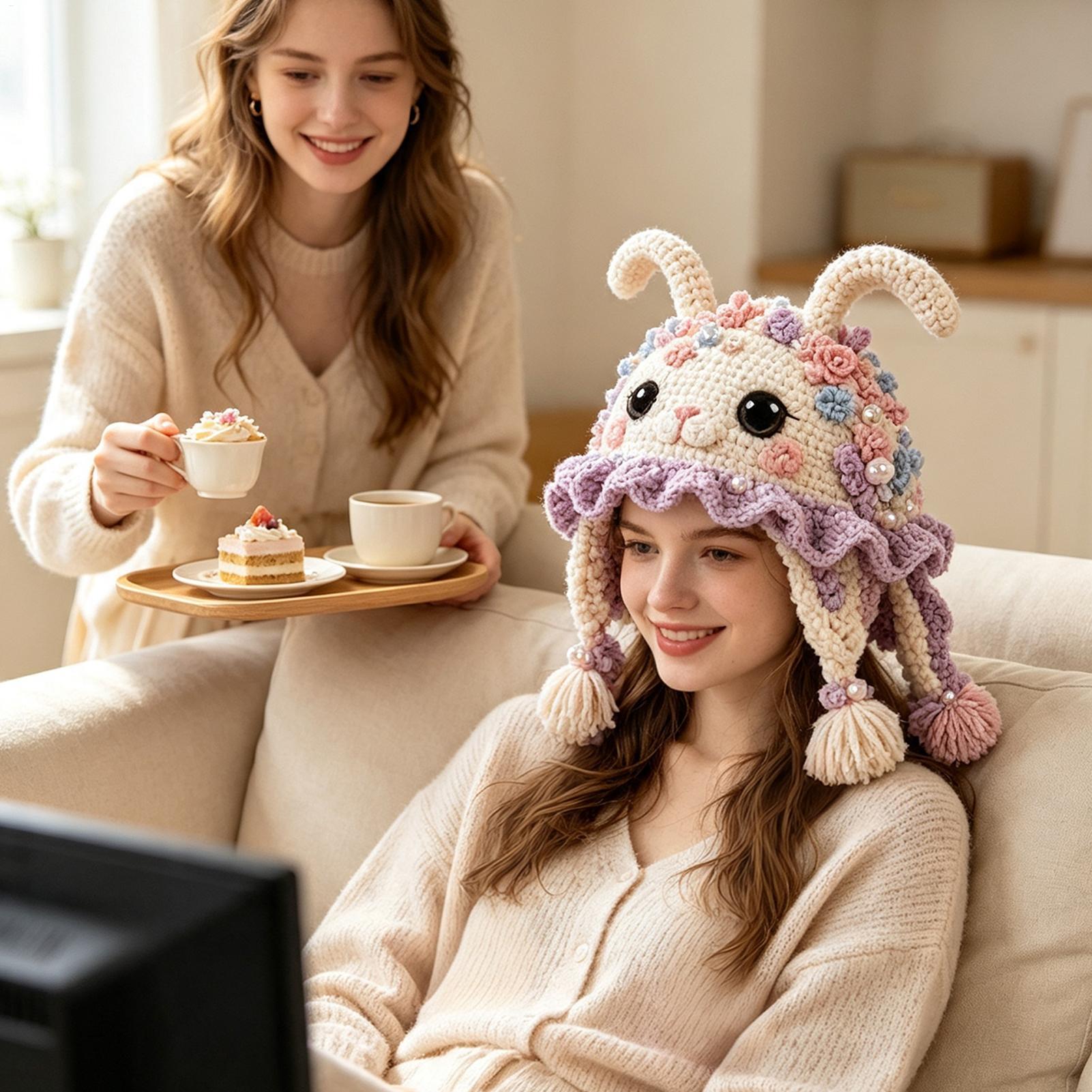 Art Craft Hat - Hat Crochet Kit Handmade Sea Animal