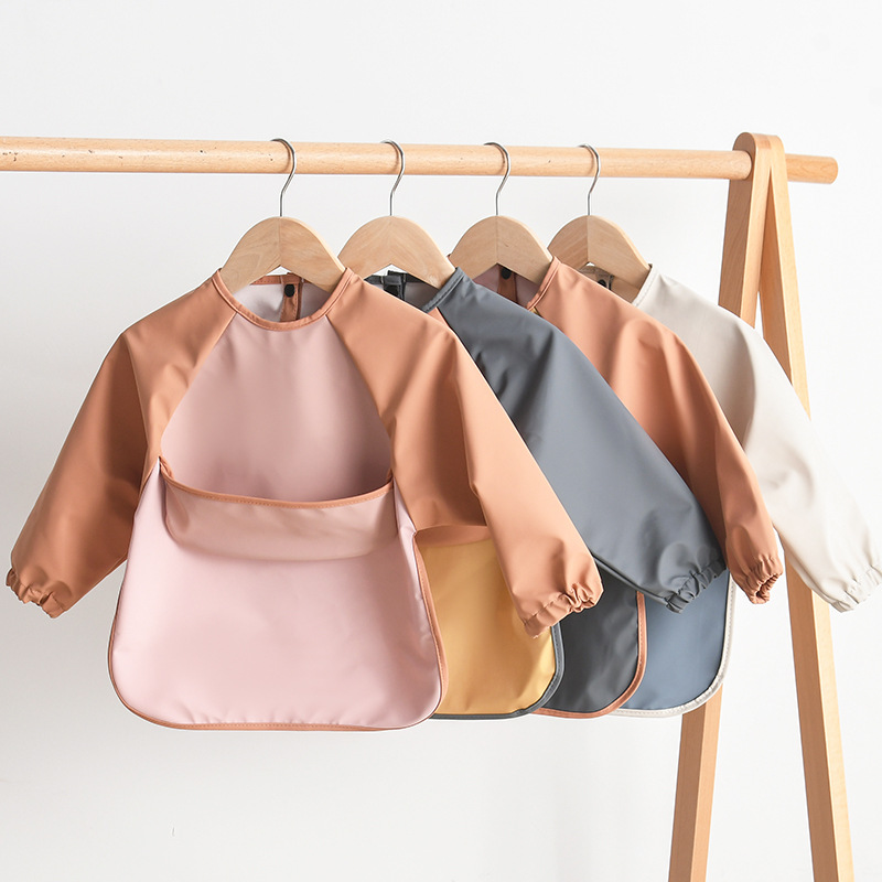 Kids Baby Long Sleeved PU Bibs - Art Craft Girl review and price