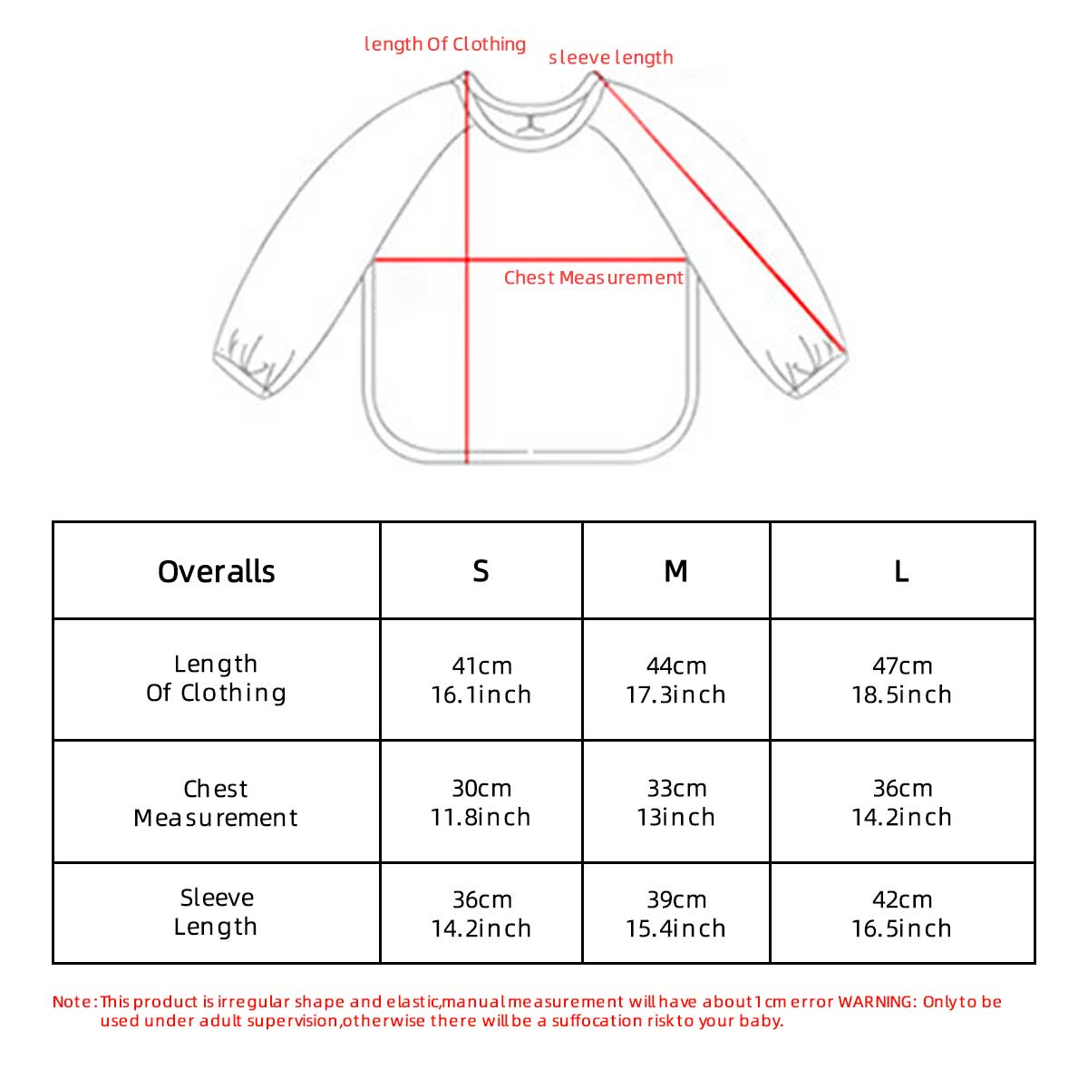 Kids Baby Long Sleeved PU Bibs - Art Craft Girl review and price