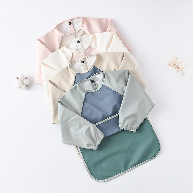 Kids Baby Long Sleeved PU Bibs - Art Craft Girl review and price