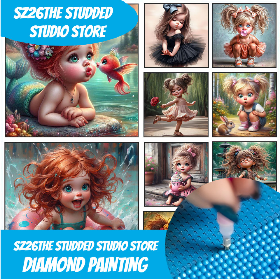 Sz26The Studded 5D DIY Diamond - Art Craft Girl review and price