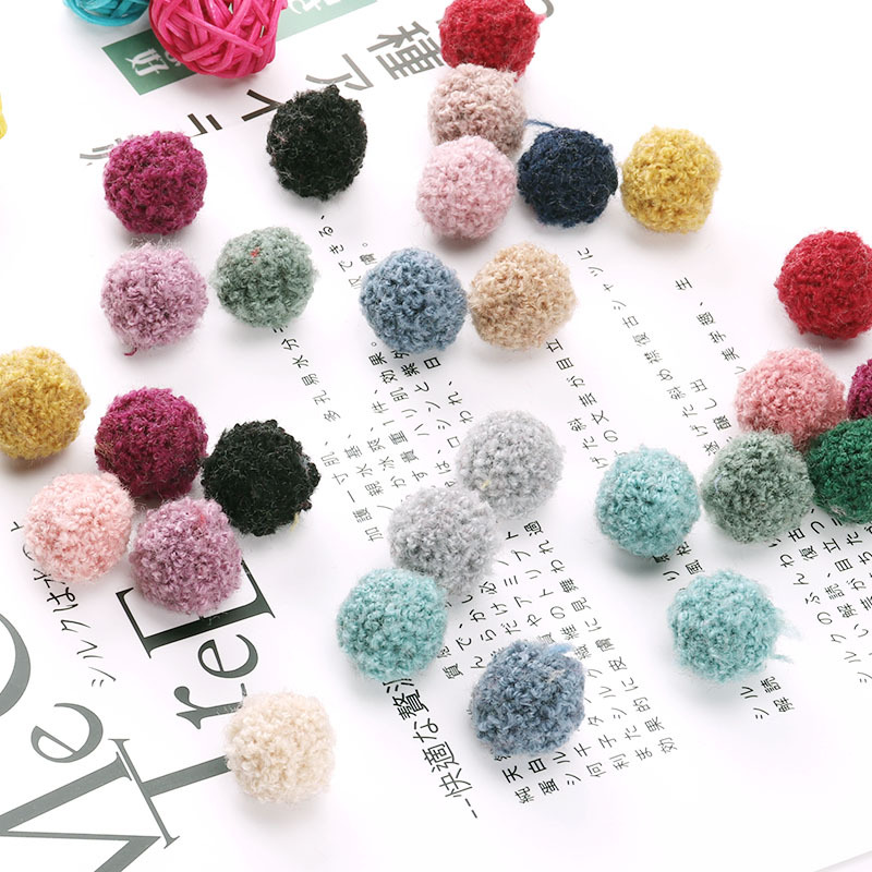 100Pcs 15mm Korean Curly Plush - Art Craft Hat review and price