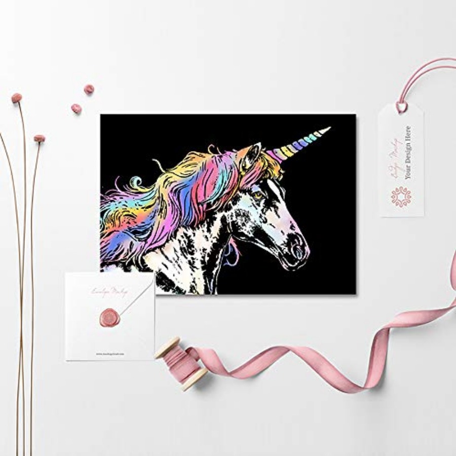 Rainbow Scratch Art Painting P - Art Craft Night review and price