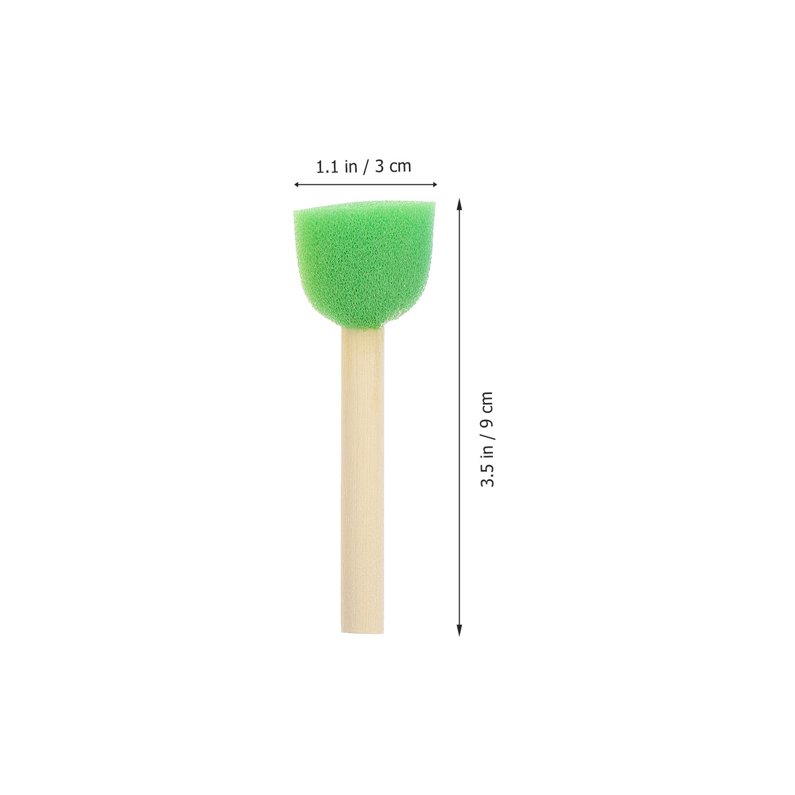25Pcs Sponge Brush Set Colorfu - Art And Craft For Nursery review and price