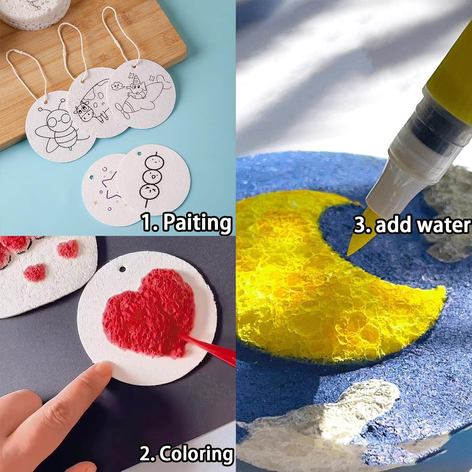 3D Puffy Foam Texture Painting - Art Craft Board review and price