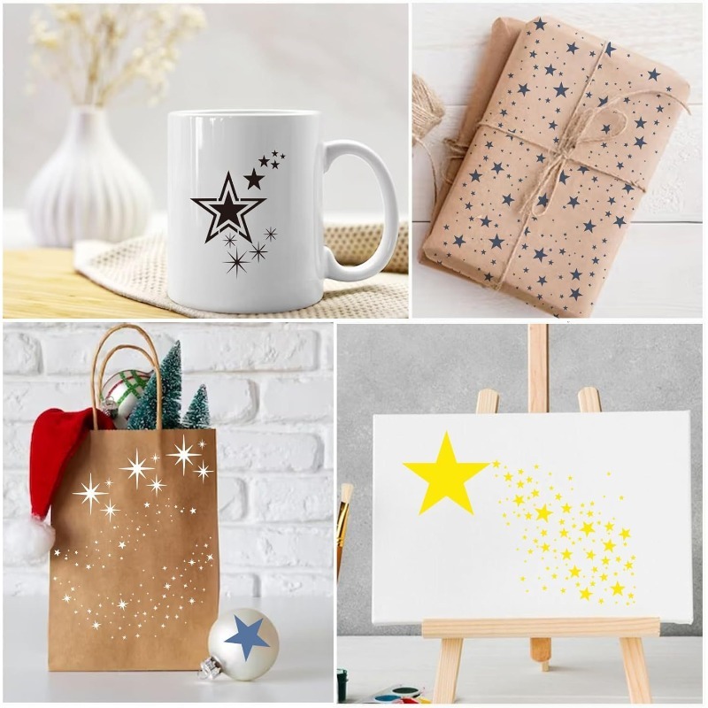 Versatile Shining Star Shape S - Art Craft Background review and price