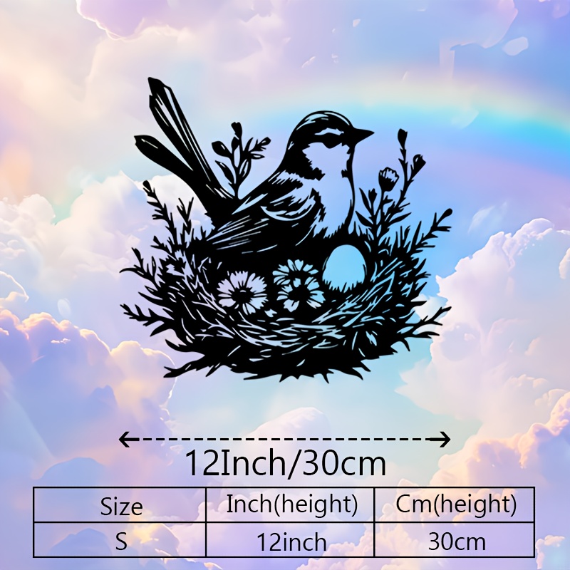 CIFBUY Metal Wall Art Bird Nes - Art And Craft For Nursery review and price