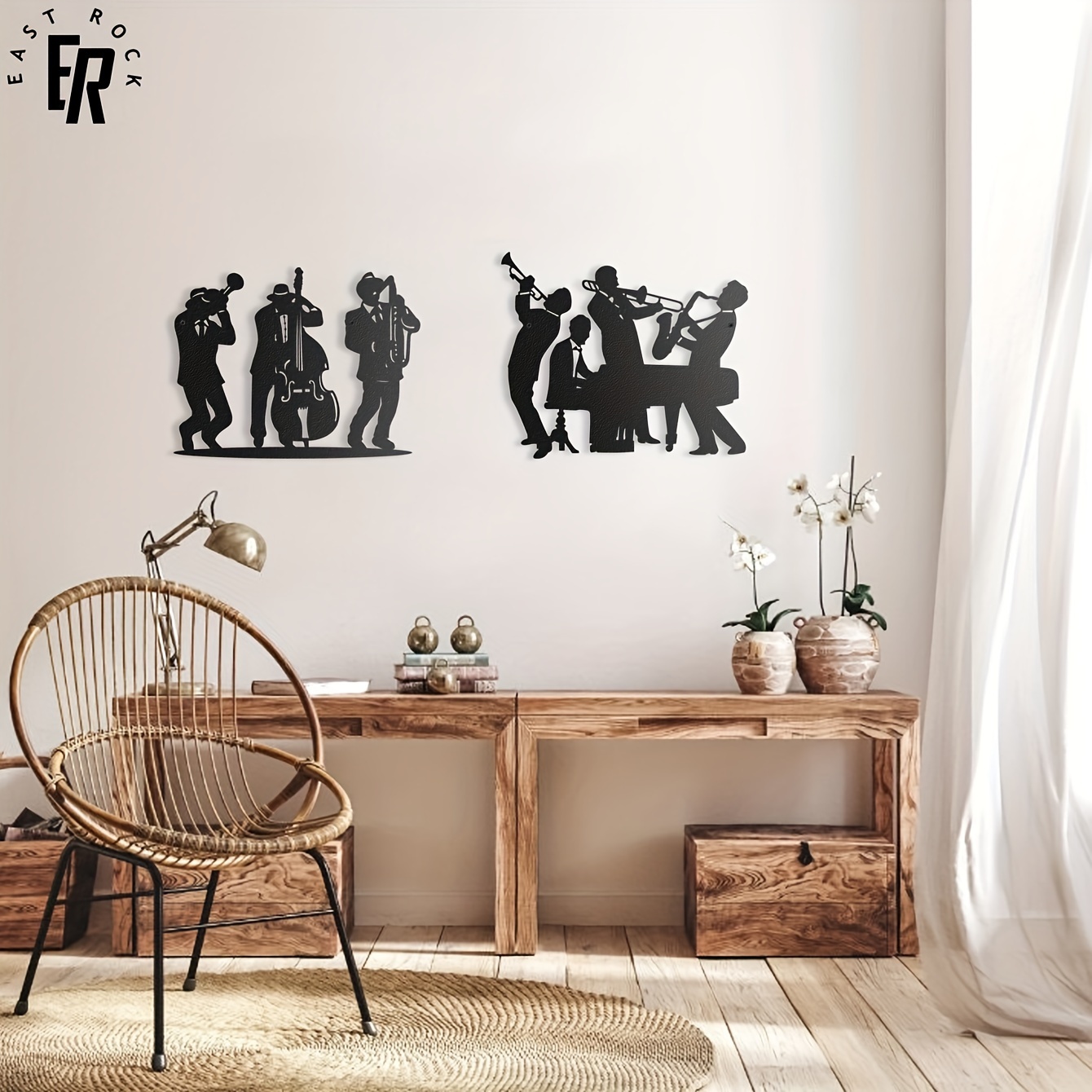 Metal Musician Silhouette Wall - Art Craft Cafe review and price