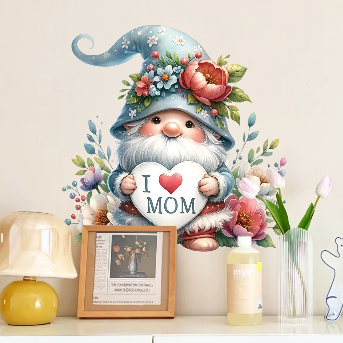 Mother Day Wall Stickers Cute  - Art And Craft For Mother'S Day review and price