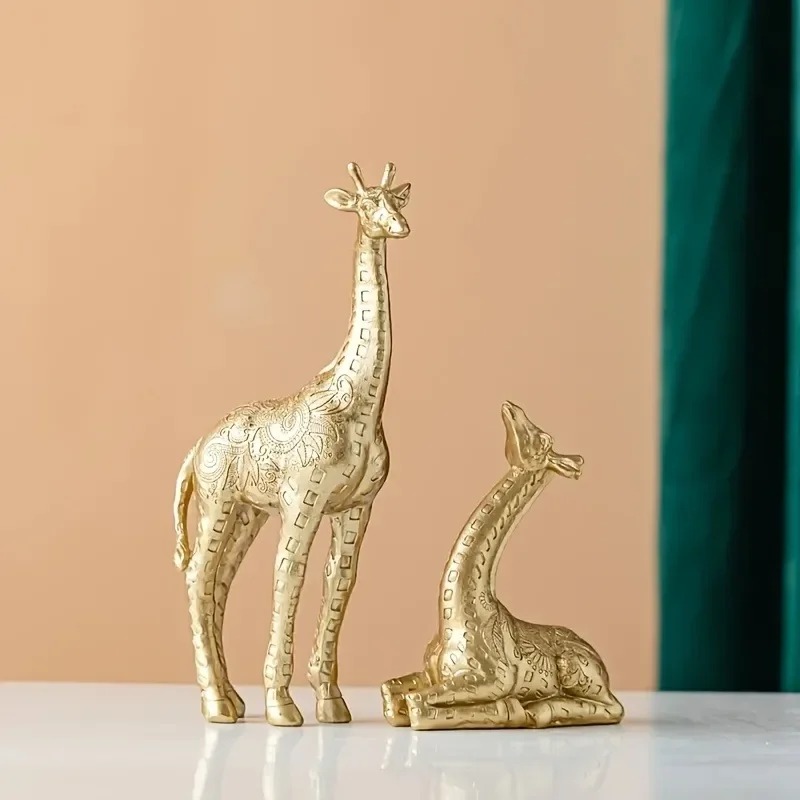 2pcs/set Giraffe Ornament, Gol - Art Craft Cafe review and price