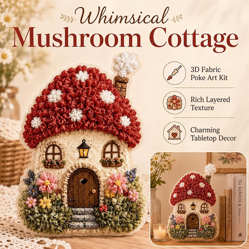Whimsical Village 3D Fabric Po - Art Craft Yarn review and price