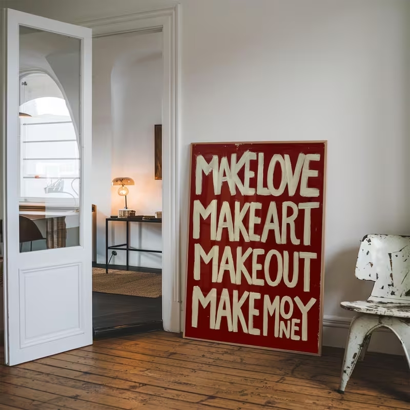 Modern,Retro Self Made Love Ki - Art Craft Love review and price