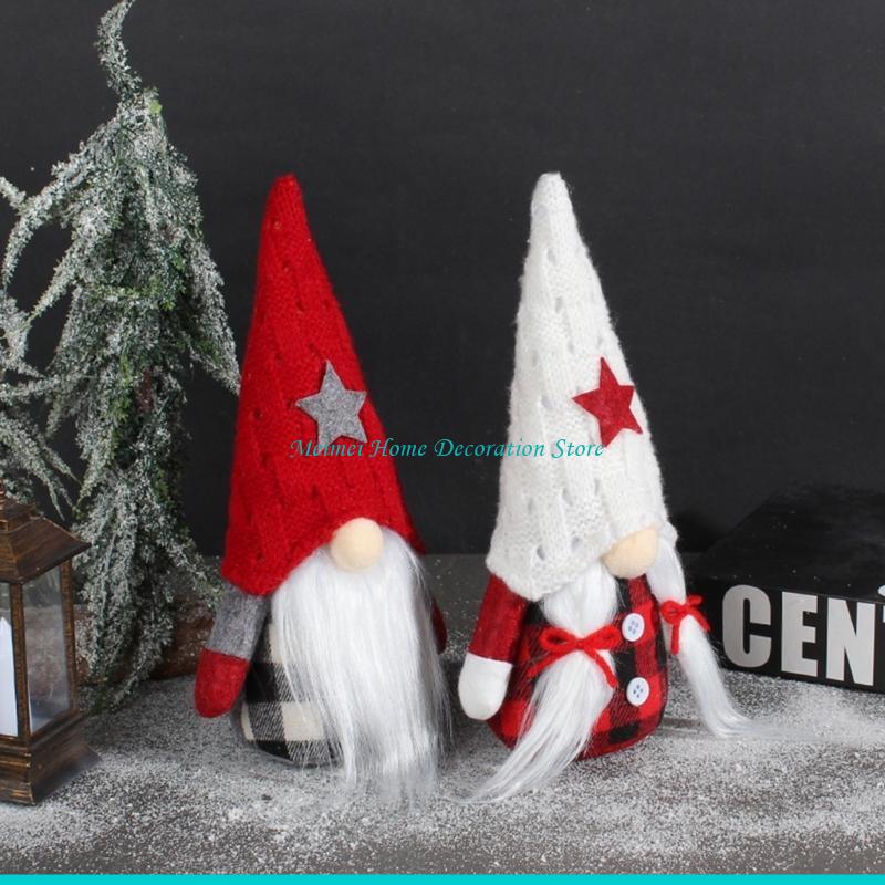 H7BF Knitted Star Hat Gnome Ar - Art Craft Hat review and price