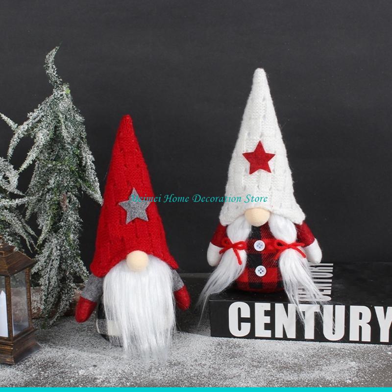 H7BF Knitted Star Hat Gnome Ar - Art Craft Hat review and price