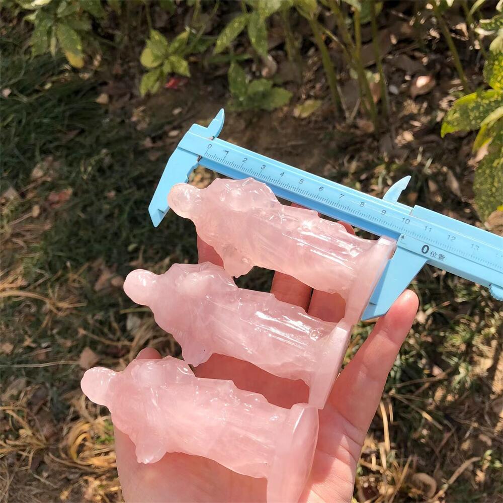 10cm Rose Quartz Jesus Carving - Art Craft Love review and price