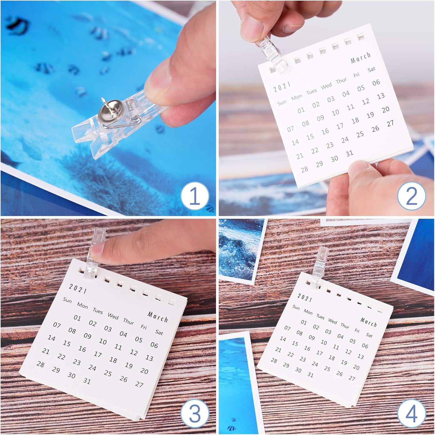 60Pcs Clear Decorative Push Pi - Art Craft Board review and price