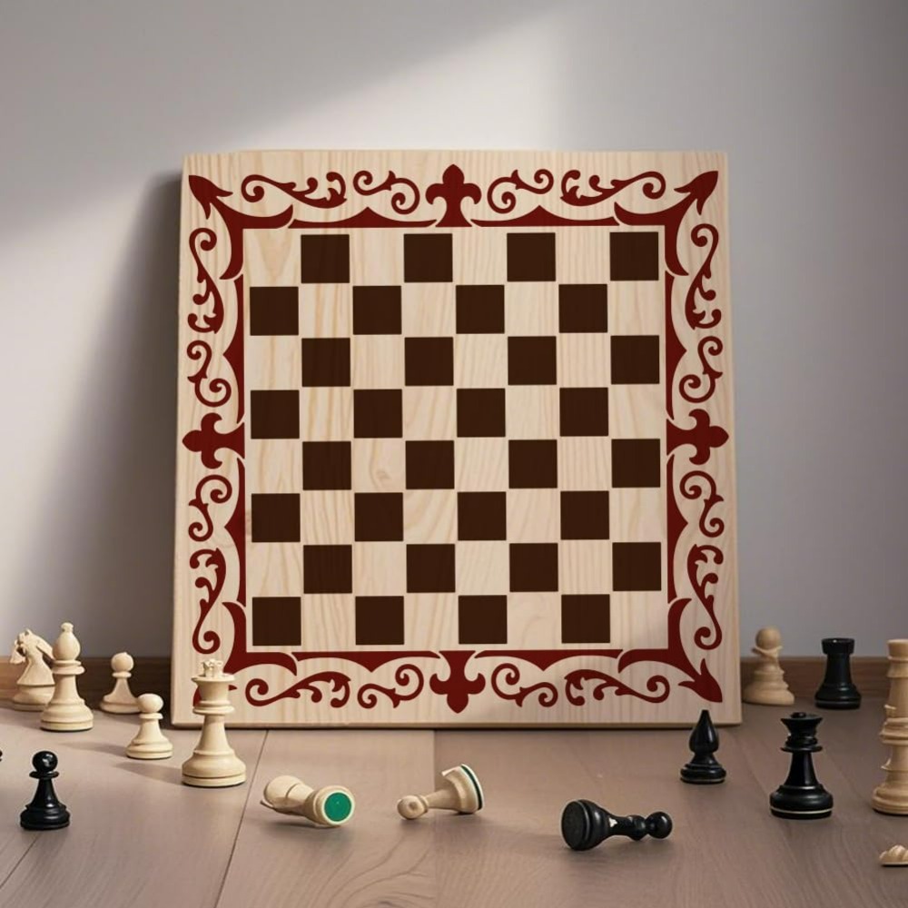 2Pcs Chess Pieces Stencil Lace - Art Craft Board review and price