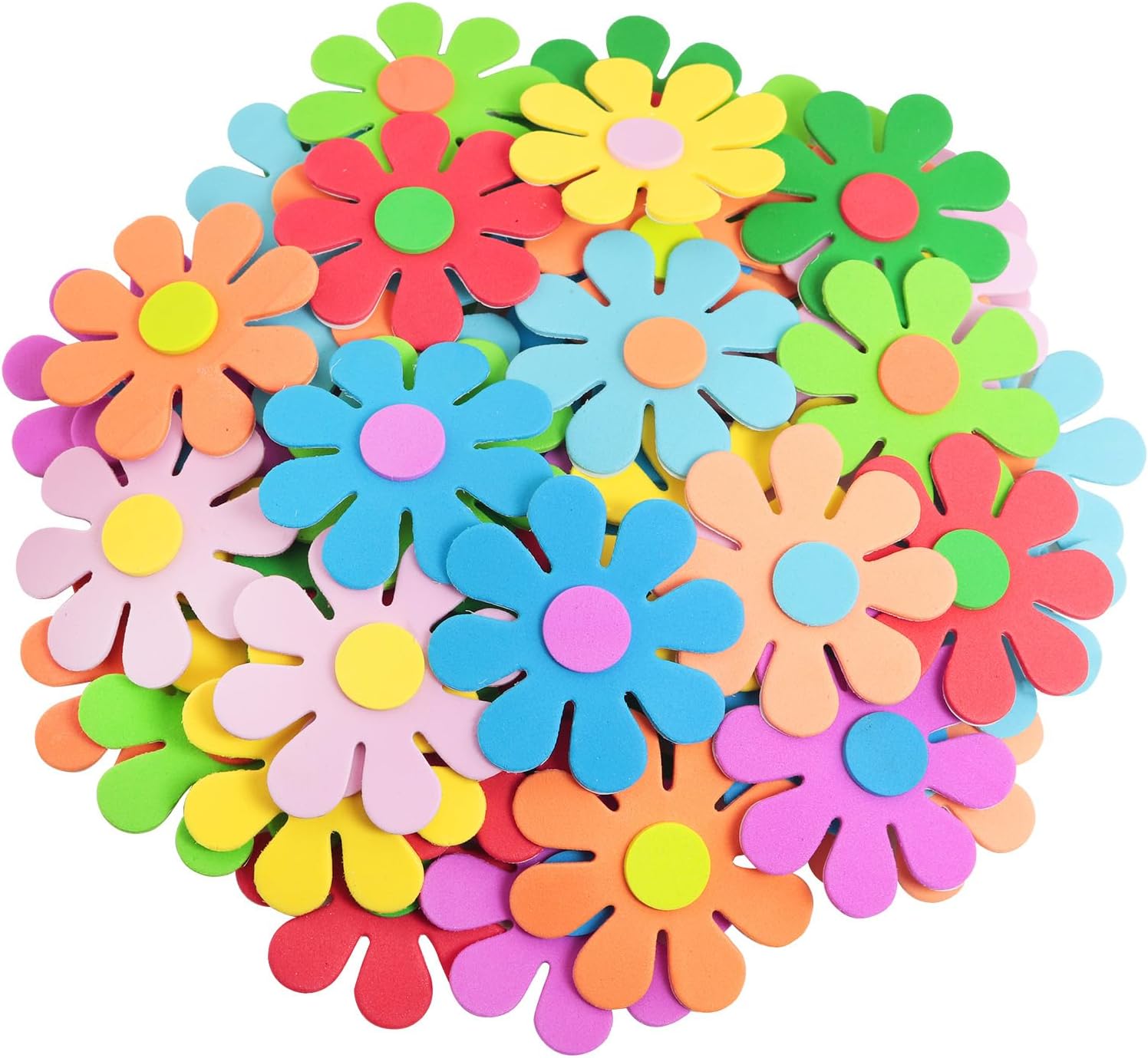 3D flower foam stickers Spring - Art Craft Board review and price