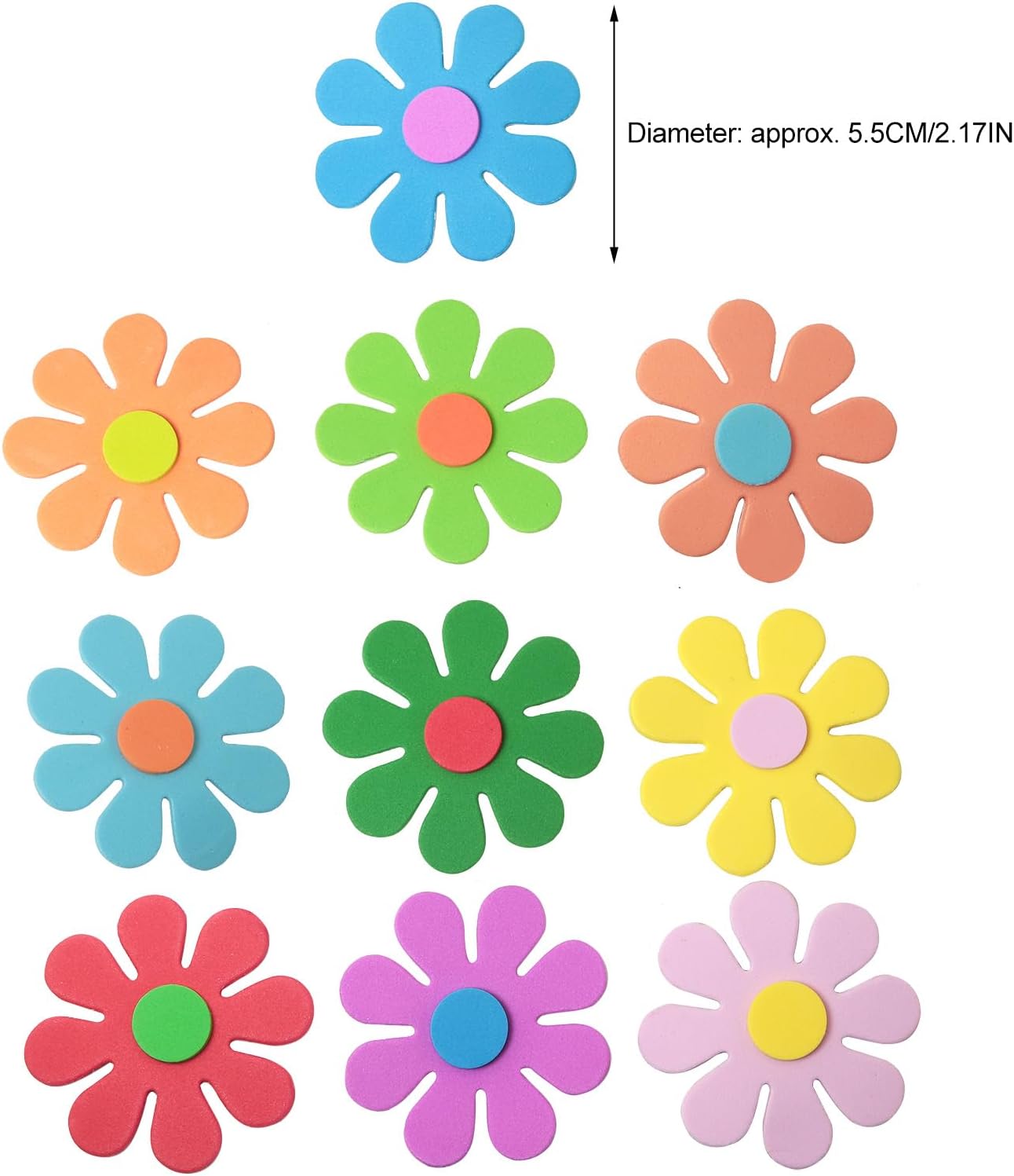 3D flower foam stickers Spring - Art Craft Board review and price