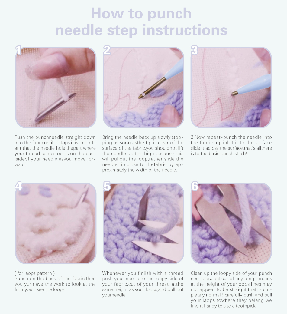 Punch Needle Embroidery Kit fo - Art Craft Yarn review and price