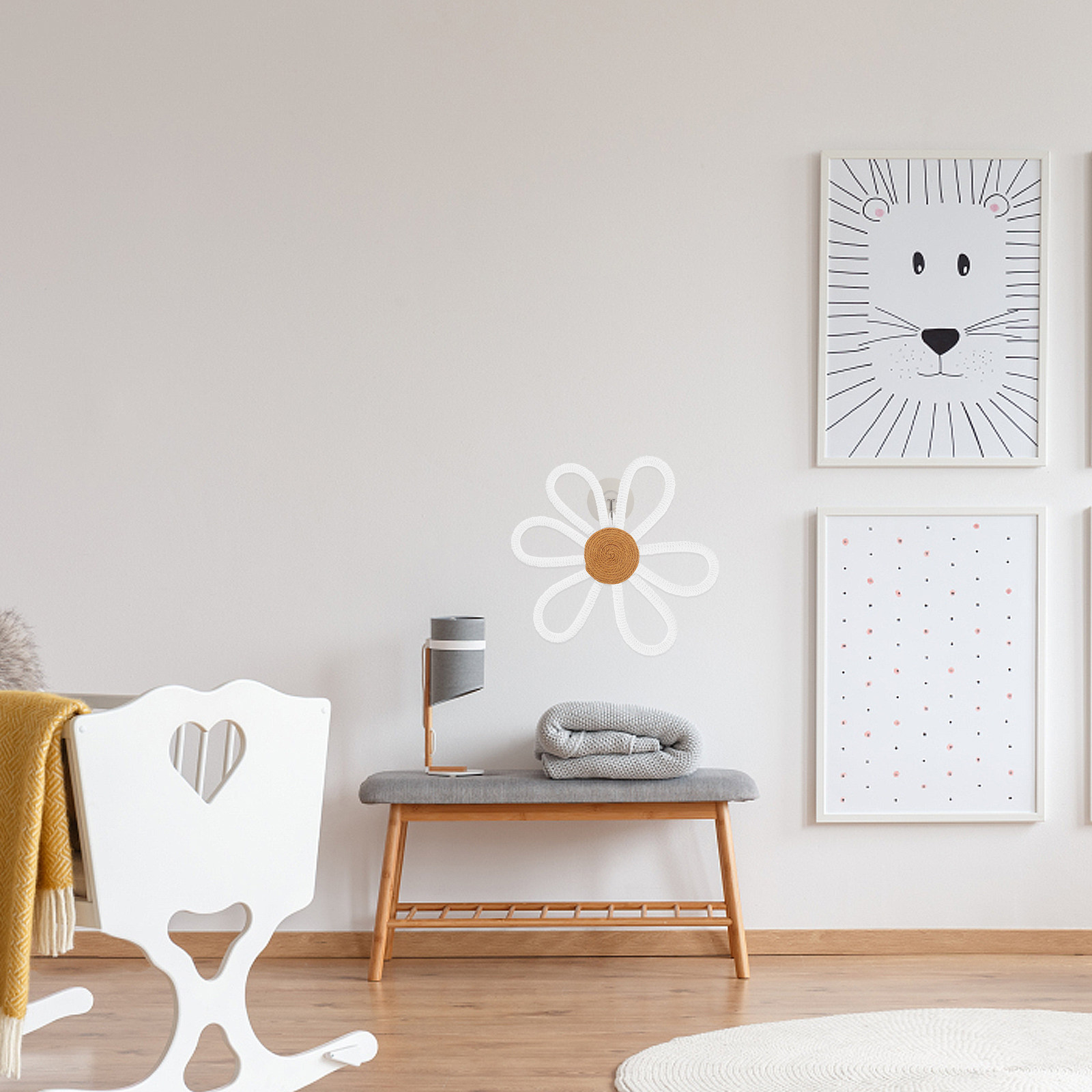 Woven Daisy Wall Decor Boho Ma - Art And Craft For Nursery review and price