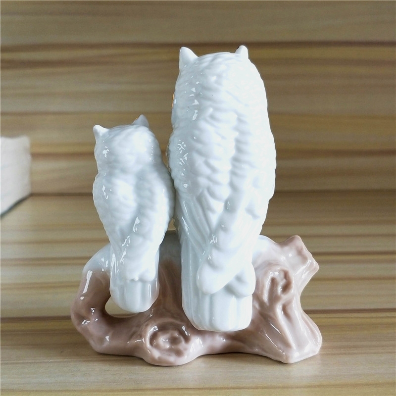 Gilt Porcelain Mother Owl Figu - Art And Craft For Mother'S Day review and price
