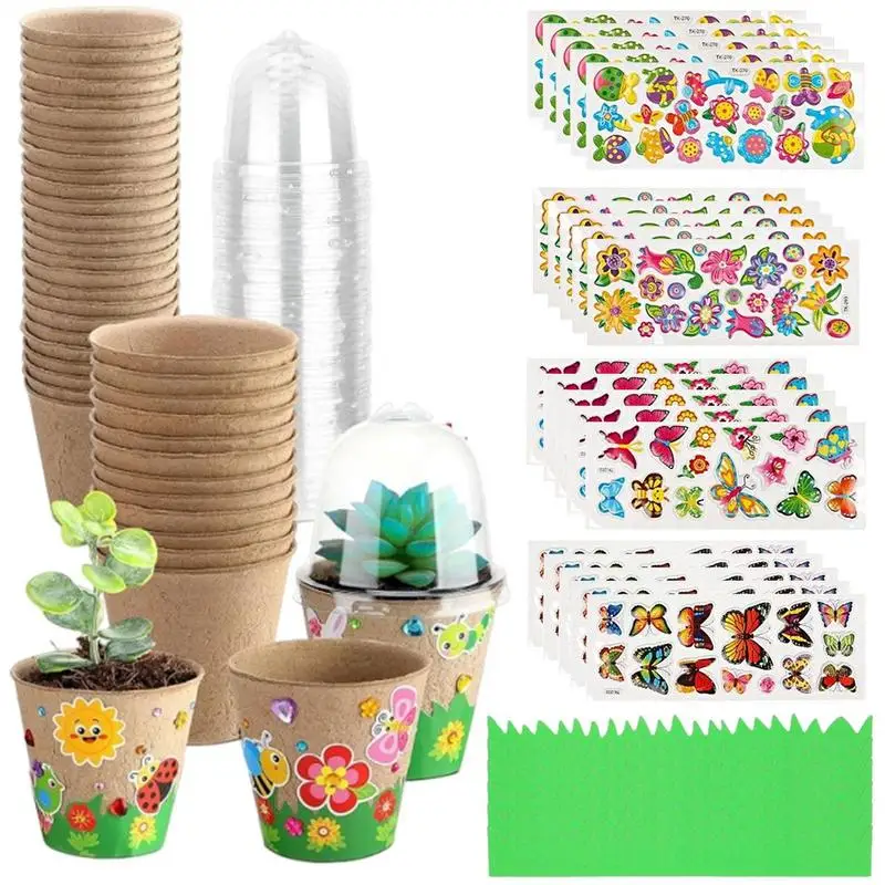 DIY Paper Flower Pot Craft Kit - Art And Craft For Nursery review and price