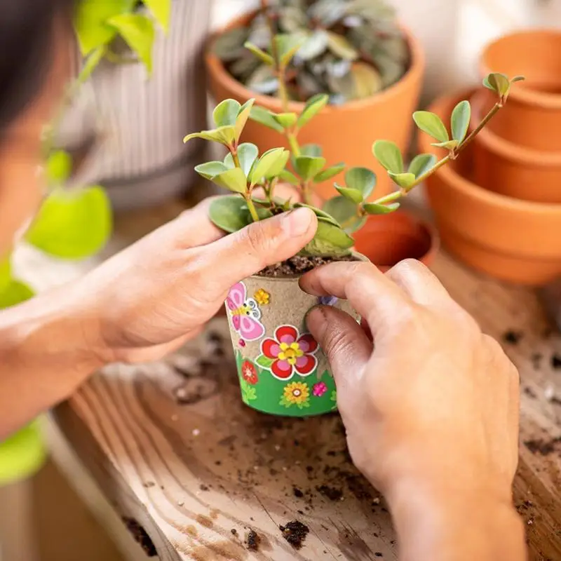 DIY Paper Flower Pot Craft Kit - Art And Craft For Nursery review and price