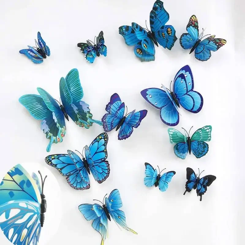 12pcs 3D Colorful Butterfly Wa - Art And Craft For Nursery review and price