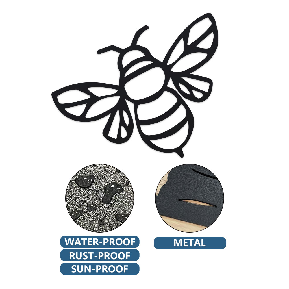 Metal Enchanting Bee Hive Sign - Art And Craft For Nursery review and price