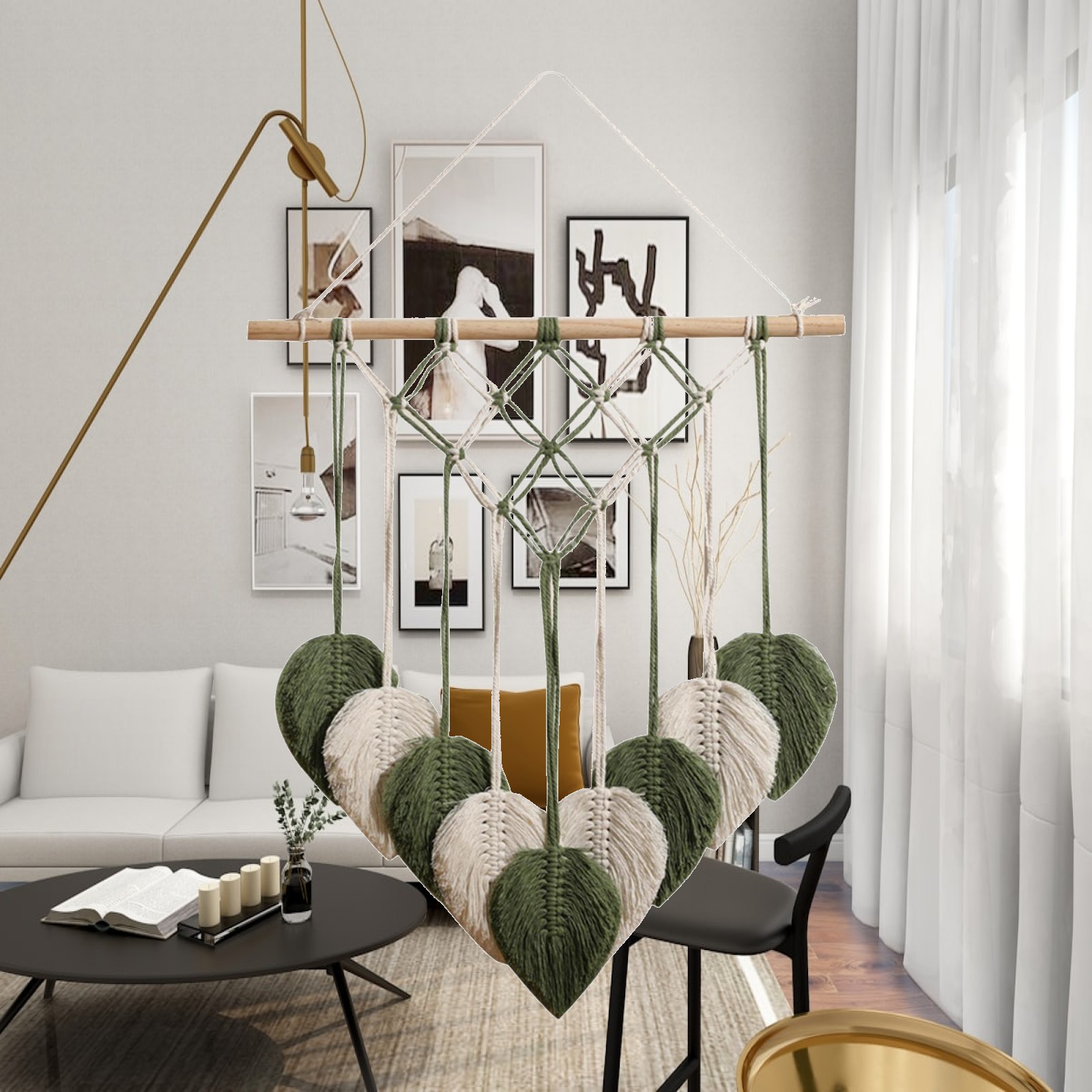 Woven Tapestry Macrame Wall Ha - Art And Craft For Nursery review and price