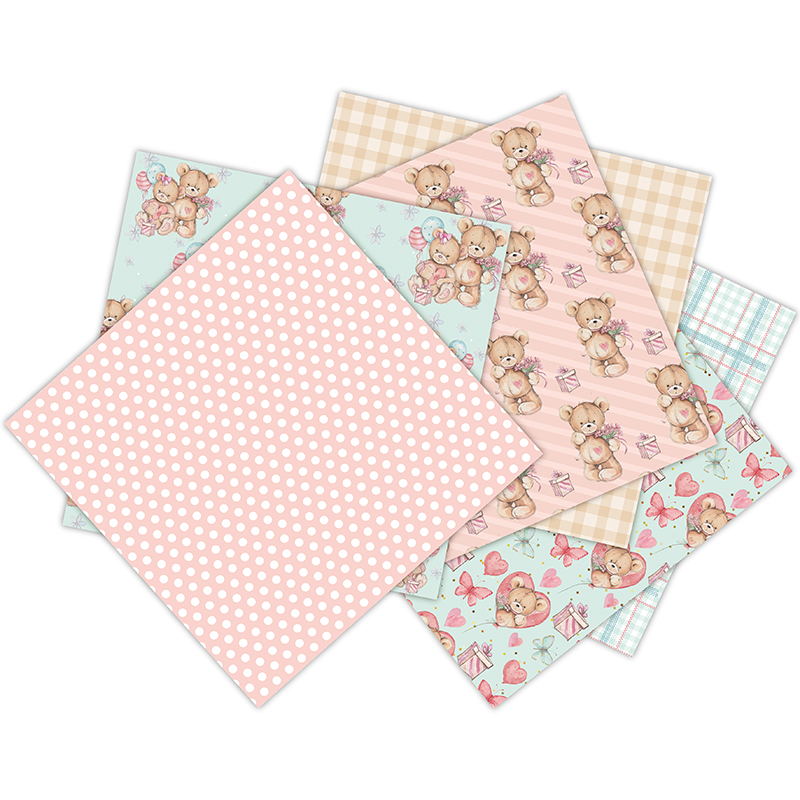 12 Sheets little bear Scrapboo - Art Craft Background review and price