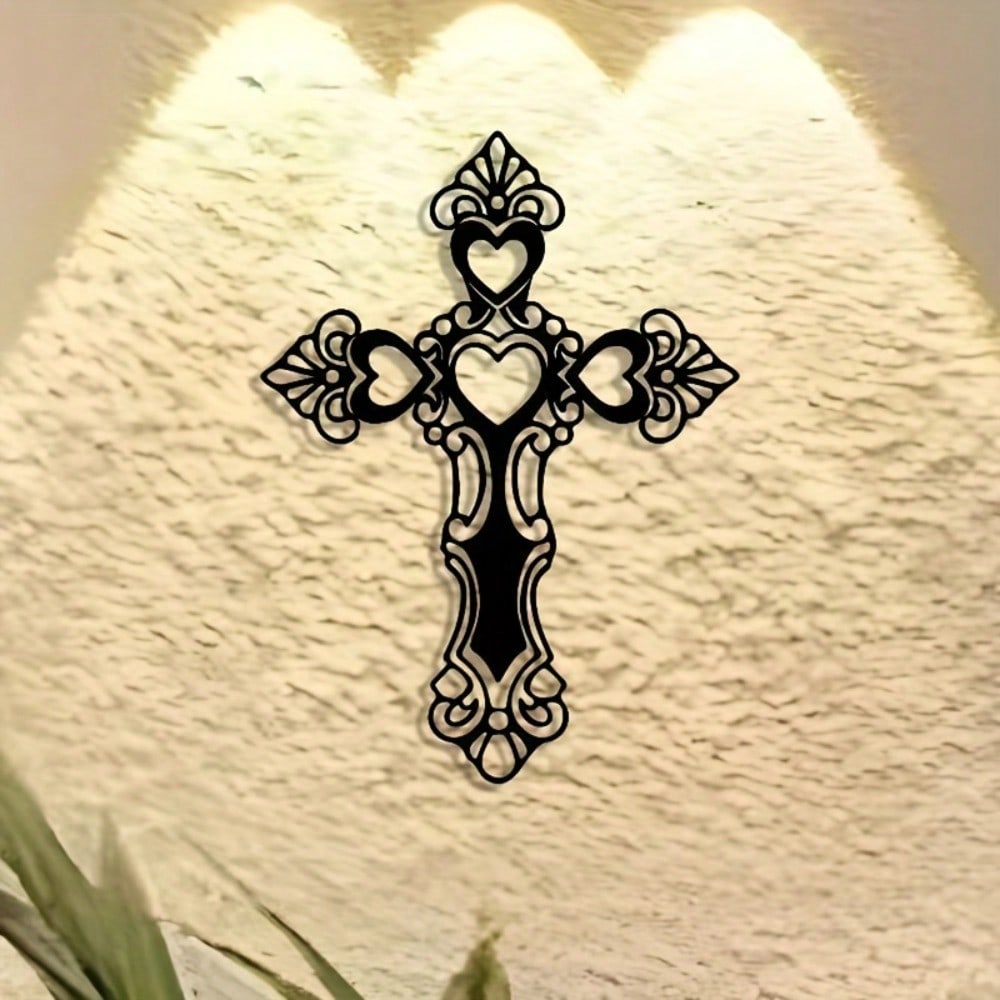 Brand Vintage Iron Cross Wall  - Art Craft Cafe review and price