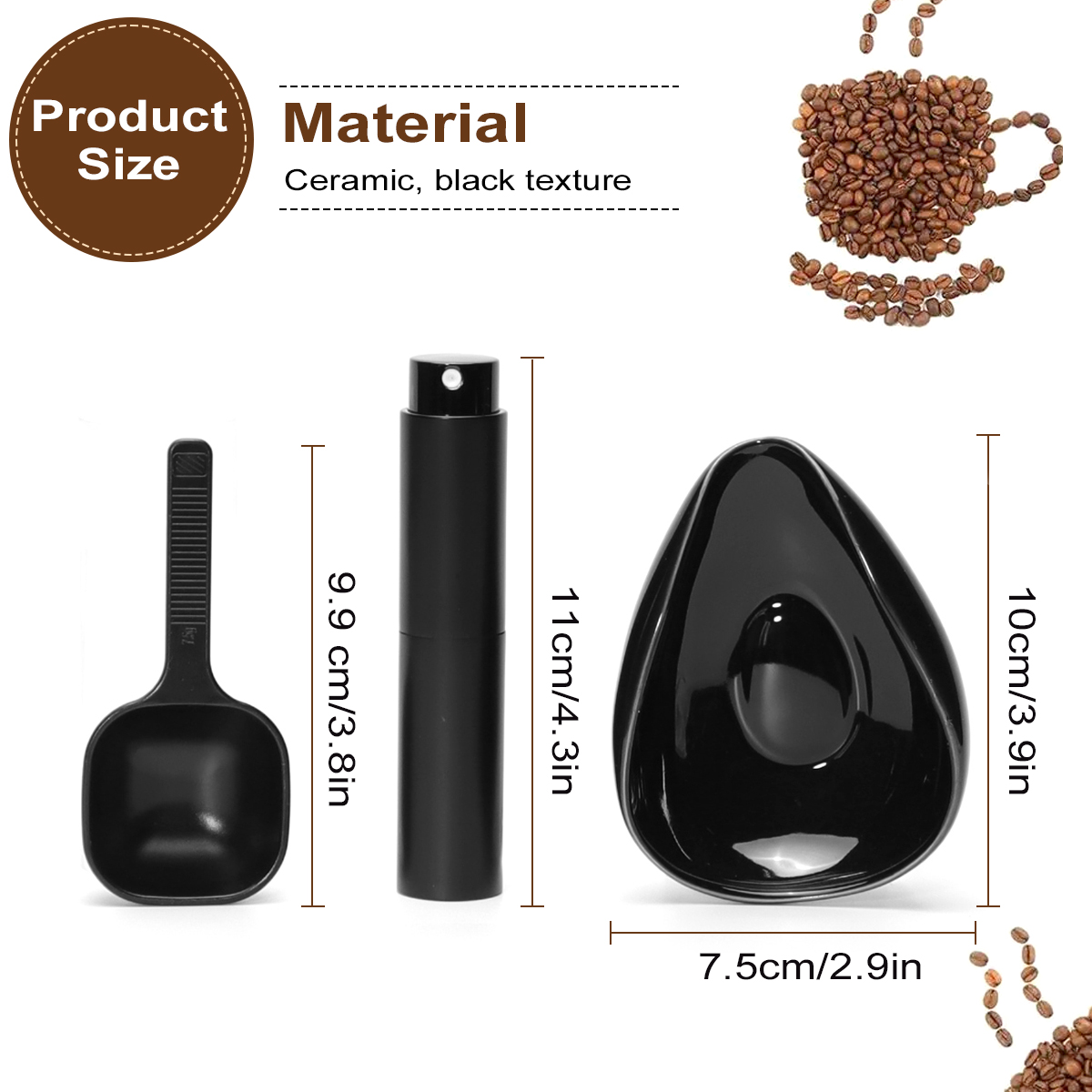Leeseph Coffee Bean Dosing Cup - Polymer Clay Set review and price