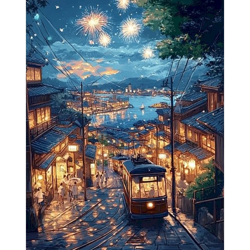 GATYZTORY Night View 5d Diamon - Art Craft Night review and price