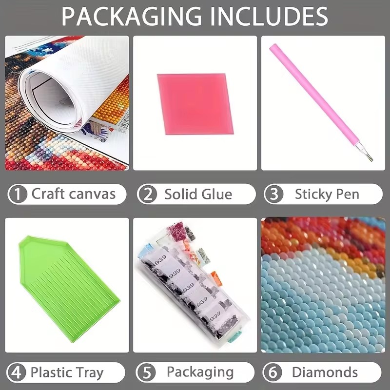 Animal Diamond Art Painting Sn - Art Craft Hobbies review and price