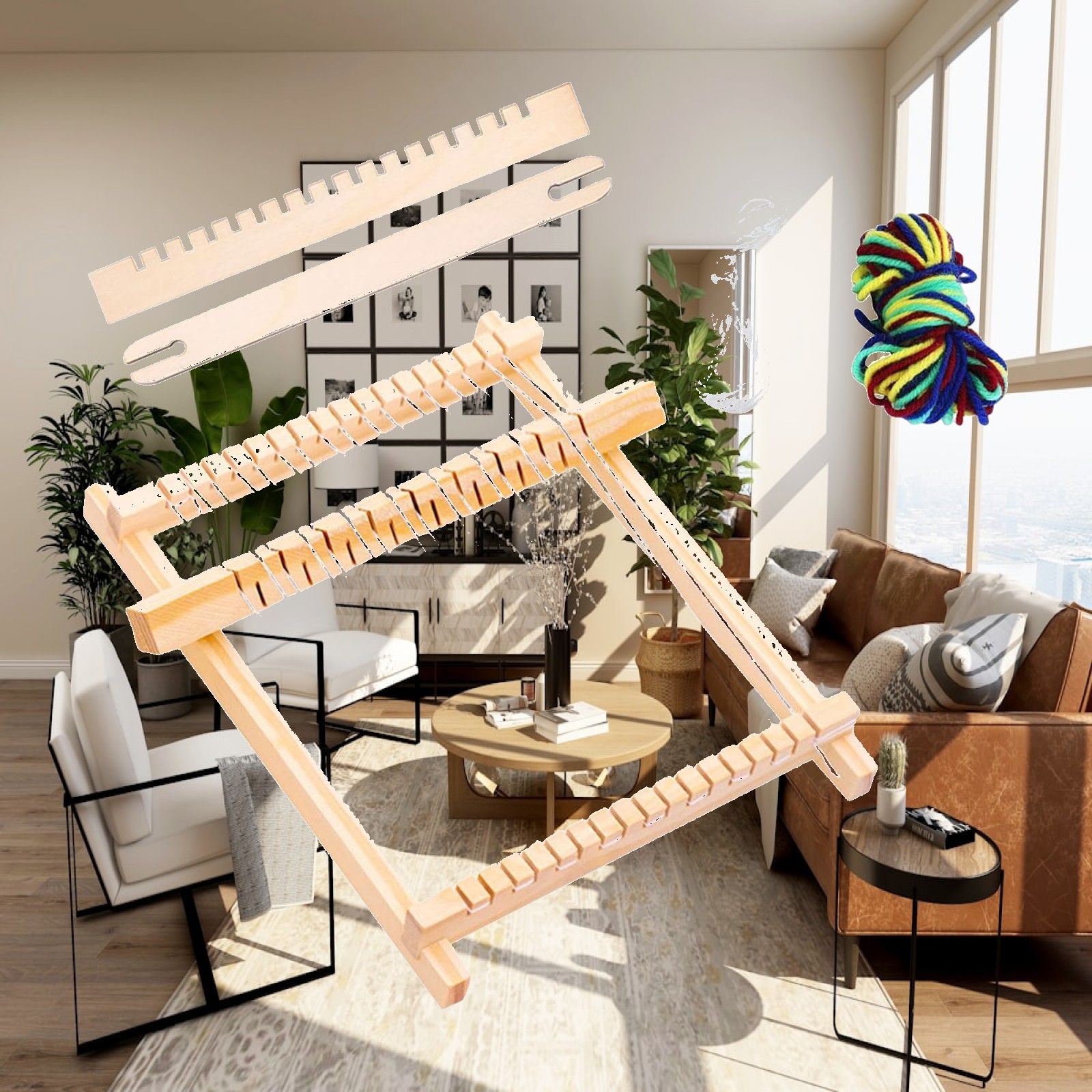 Wooden Weaving Looms Kit DIY C - Art Craft Hat review and price