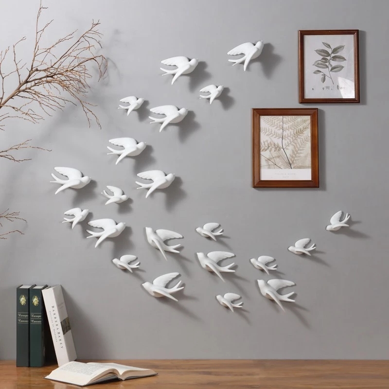 Creative Ceramic Birds Wall Ha - Art Craft Background review and price