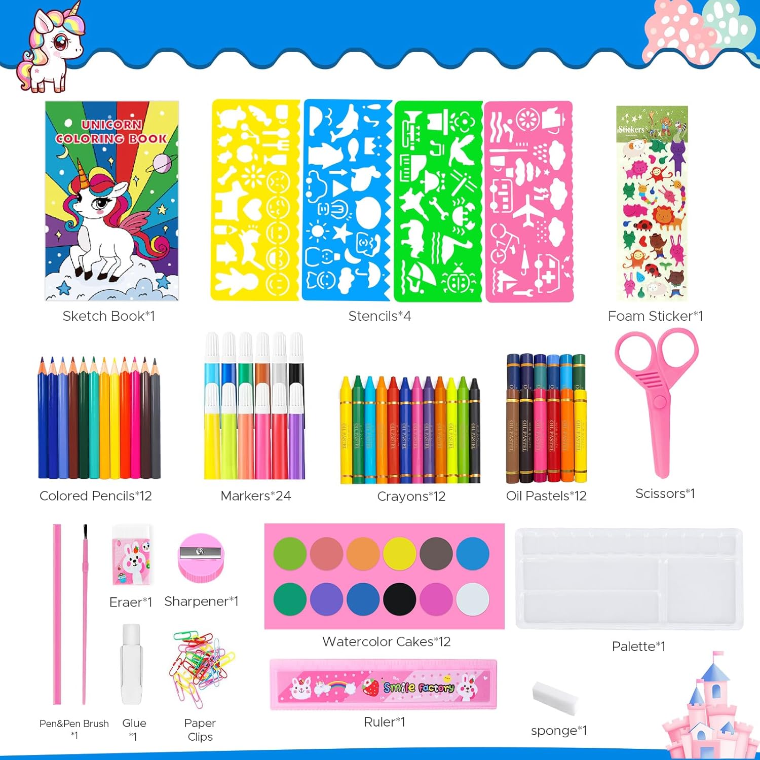 Coloring Book Set for Kids, Di - Illustration Marker Set review and price