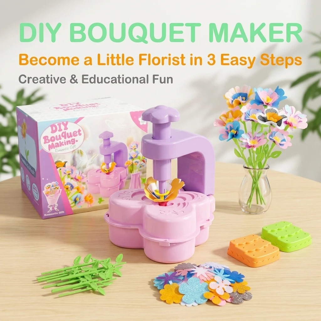 New Flower Press Craft Toy – C - Art Craft Girl review and price