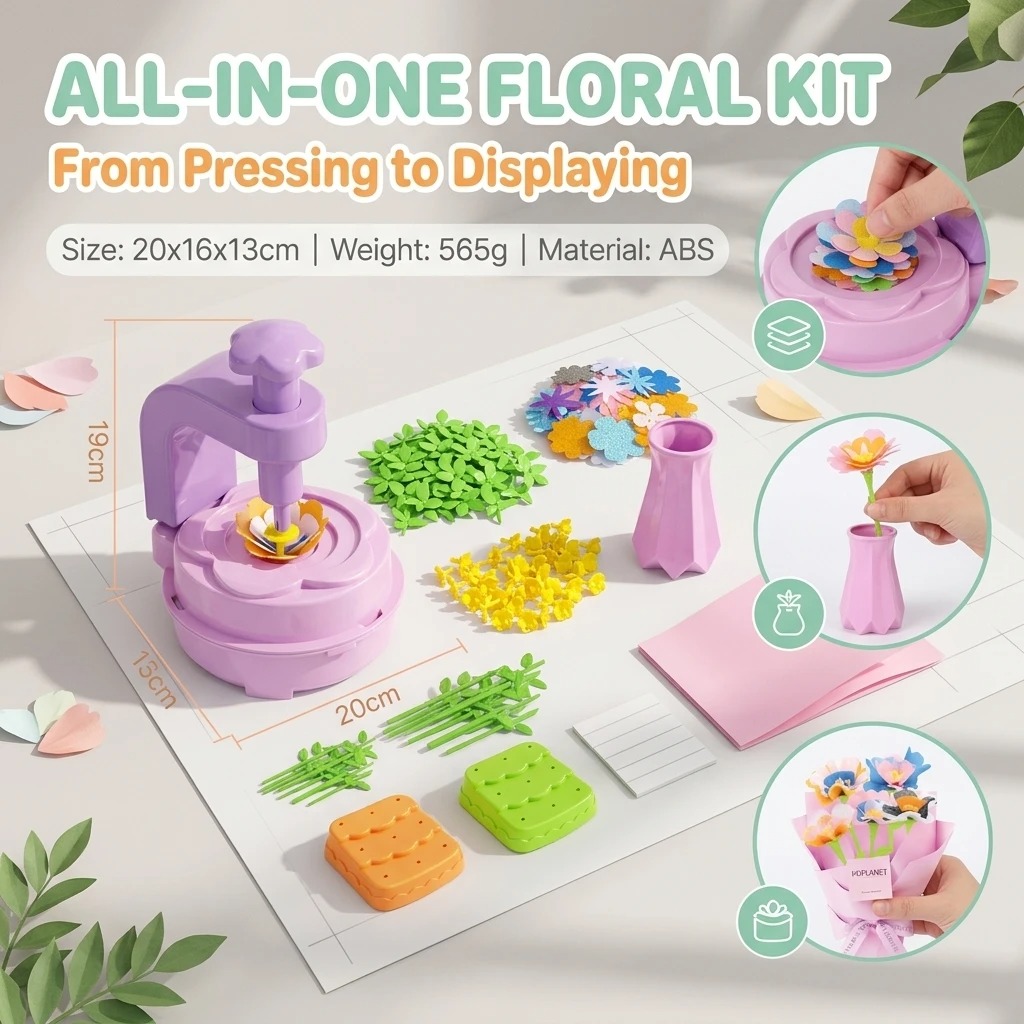 New Flower Press Craft Toy – C - Art Craft Girl review and price