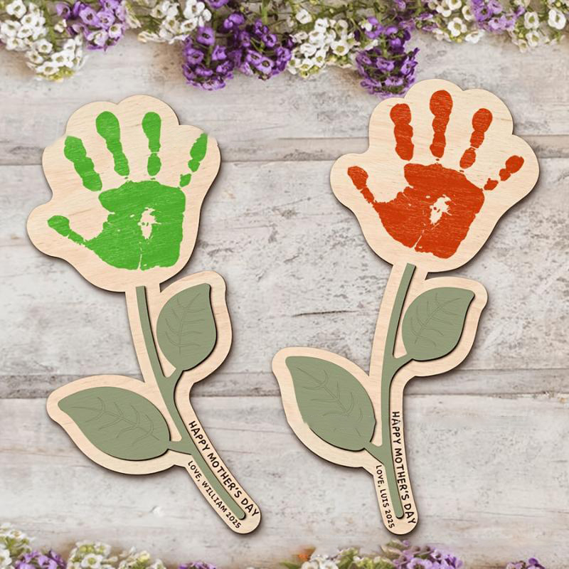Blank Handprint Wood Flower Pl - Art And Craft For Nursery review and price